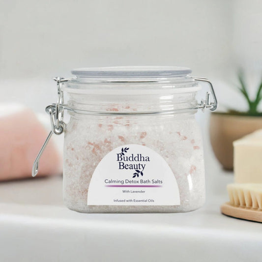 Calming Detox Bath Salts with Lavender #skincare#