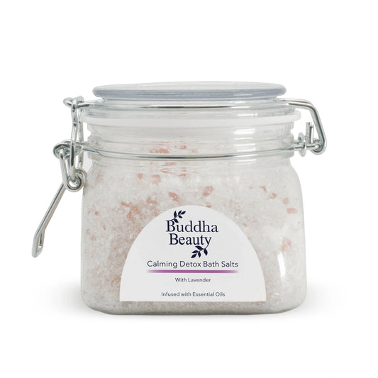 Calming Detox Bath Salts with Lavender #skincare#