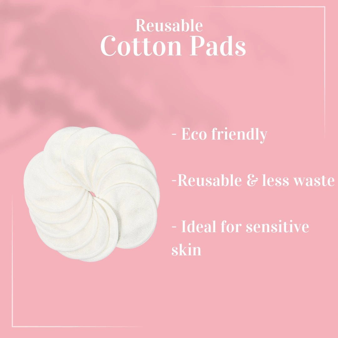 Cotton & Bamboo Facial Pads #skincare#