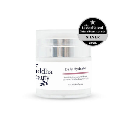 Daily Hydrate Organic Day Cream with Rose & Co - Enzyme Q10 #skincare#