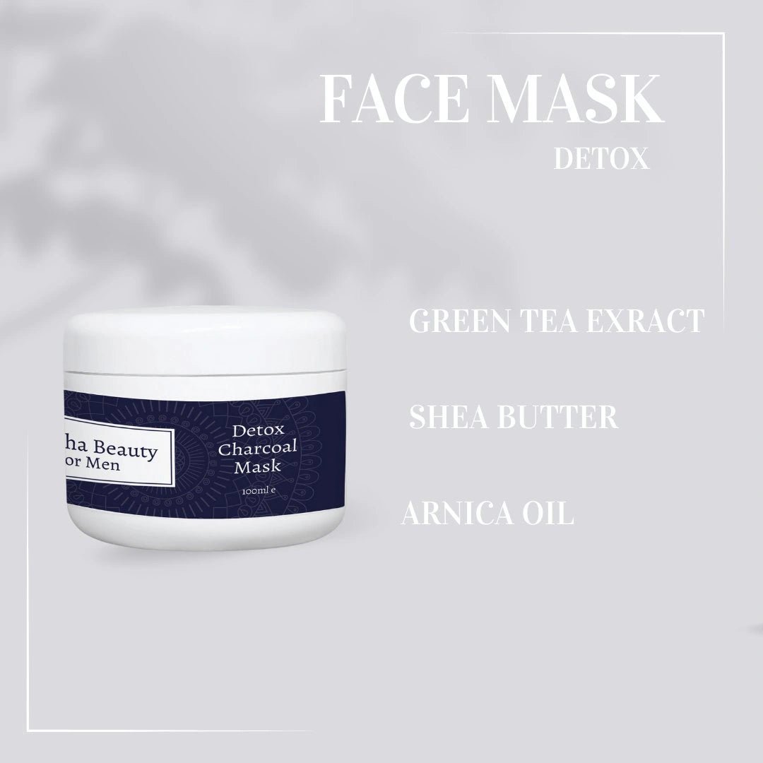 Detox Bamboo Charcoal Face Mask for Men #skincare#