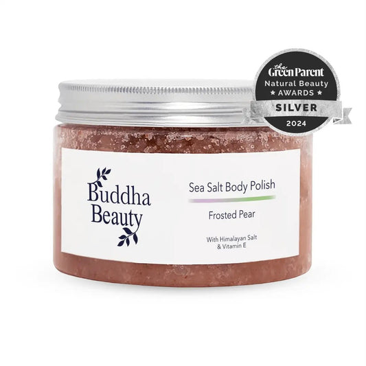Frosted Pear Body Scrub - Buddha Beauty Skincare Body scrub #vegan# #cruelty - free# #skincare#