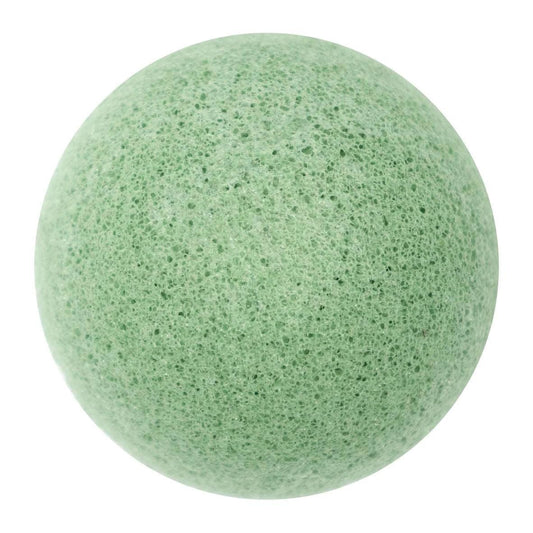 Green Konjac Facial Sponge - French Clay #skincare#