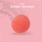 Pink Konjac Facial Sponge - Pink Clay #skincare#