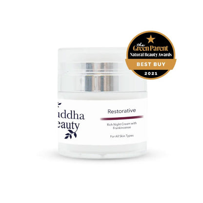 Restorative Organic Night Cream with Frankincense Oil #skincare#