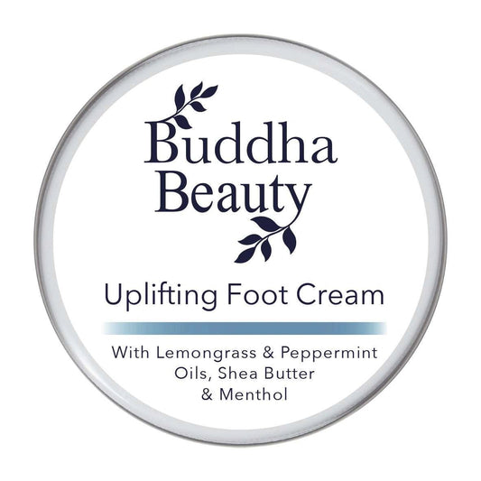 Uplifting Foot Cream with Lemongrass & Peppermint #skincare#