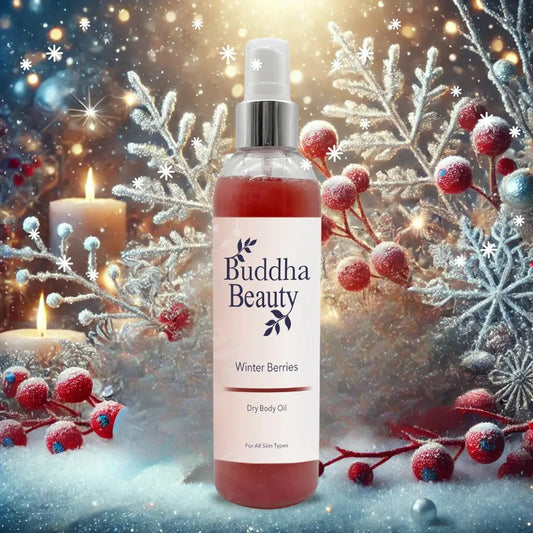 Winter Berries Shimmer Body Oil #skincare#